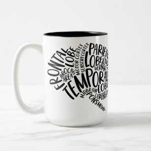 EEG Lobes of the Brain Mug
