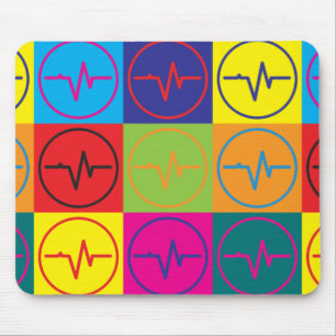 EEG Pop Art Mouse Mat