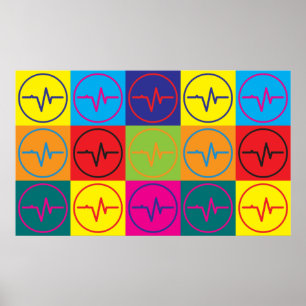 EEG Pop Art Poster