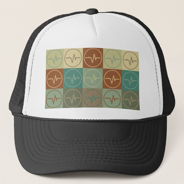 EEG Pop Art Trucker Hat (Front)