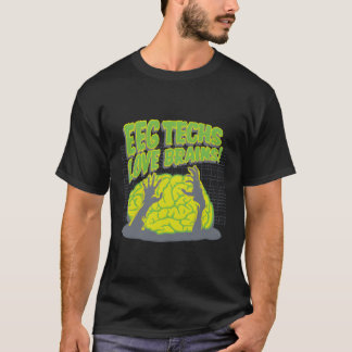Eeg Techs Love Brains T-Shirt