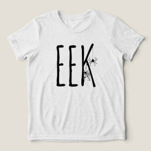 EEK Halloween Ghost Humour, Spider Halloween Tri-Blend Shirt