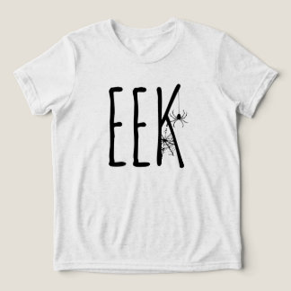 EEK Halloween Ghost Humour, Spider Halloween Tri-Blend Shirt