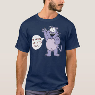 Eek The Cat It Never Hurts To Help  T-Shirt