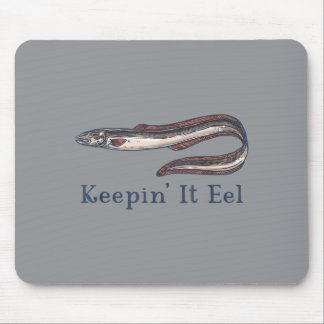 Eel Lover Eels Aquarium Funny Joke Men Women Boys Mouse Mat
