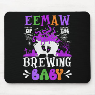 Eemaw Of The Brewing Baby Grandma To Be Halloween  Mouse Mat