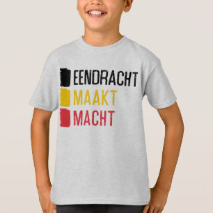 Eendracht Maakt Macht Belgian Motto Tee, Belgium T-Shirt