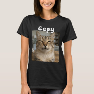 Eepy Cat Silly Sleepy Funny Cat Meme T-Shirt
