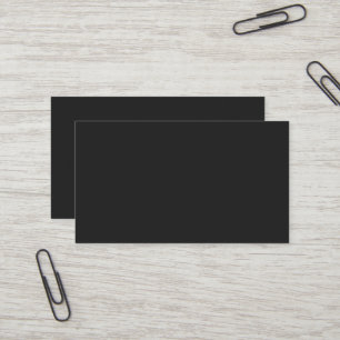 Eerie Black Business Card