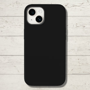 Eerie Black Solid Colour Case-Mate iPhone 14 Case
