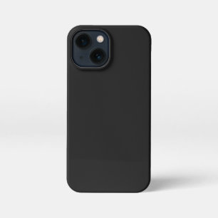 Eerie Black Solid Colour iPhone 13 Mini Case