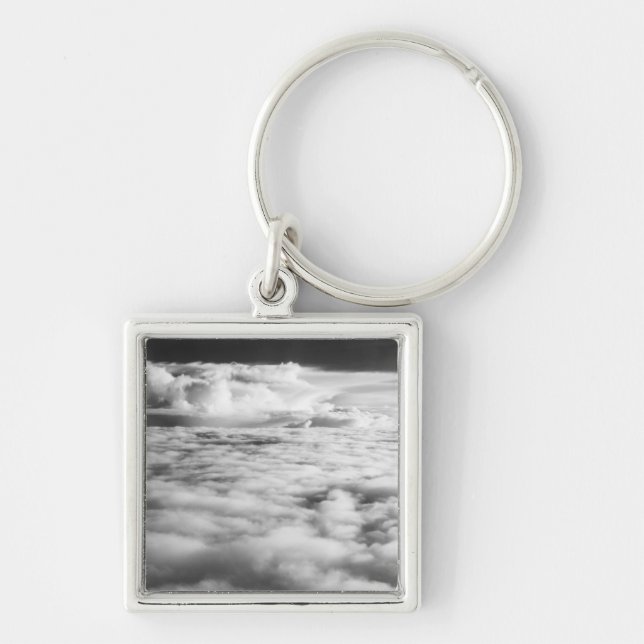 Eerie cloudscape at sunrise. 2 key ring (Front)