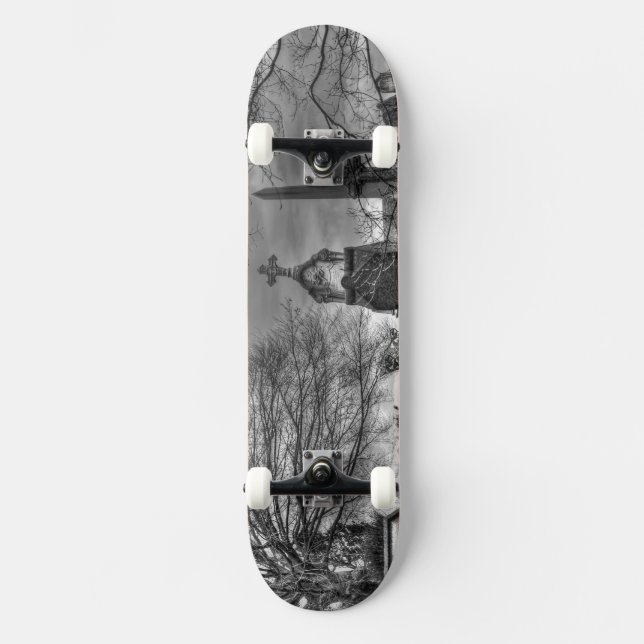 eerie graveyard skateboard (Front)