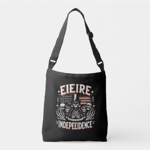 Eerie Independence: American Gothic Art Crossbody Bag