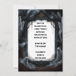 Eerie Night Halloween Party Invitation