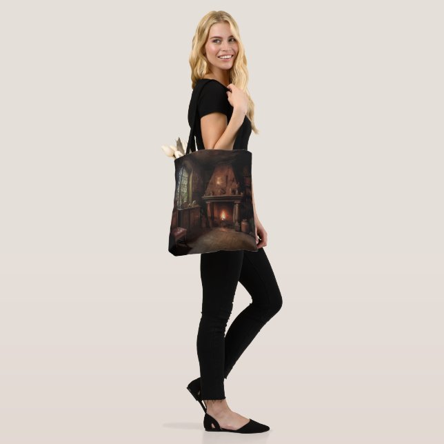 Eerie Seclusion Tote Bag (On Model)