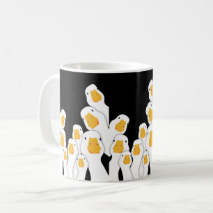 Eerie Surveillance: Geese Monitoring from Space Coffee Mug