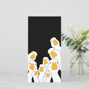 Eerie Surveillance: Geese Monitoring from Space Thank You Card