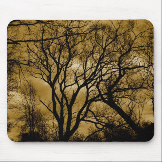 eerie trees mouse mat