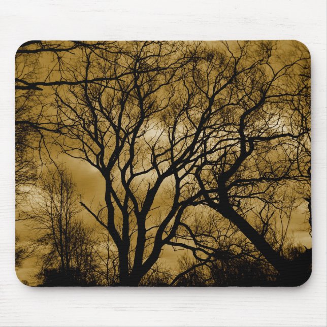 eerie trees mouse mat (Front)