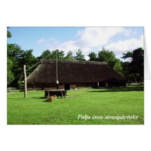 Eesti / Estland / Estonian Geburtstags Karte