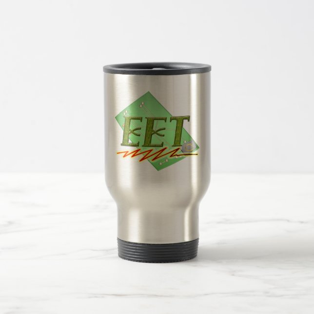 EET - ELECTRICAL ENGINEER TECH CIRCUIT BOARD LOGO TRAVEL MUG (Center)