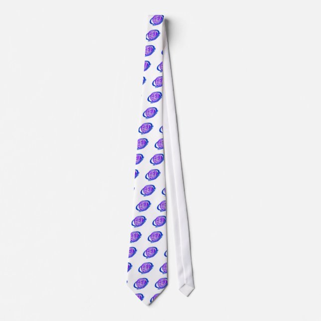 EET ORB SWOOSH LOGO ELECTRICAL ENGINEERING TECH TIE (Front)