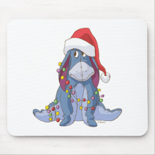 Eeyore Santa Claus  Mouse Mat