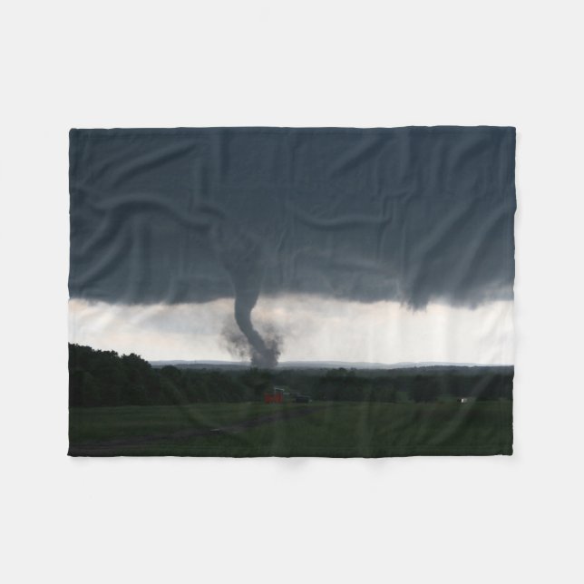 EF4 Katie, OK Tornado Fleece Blanket (Front (Horizontal))