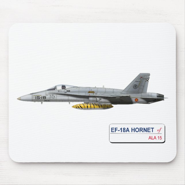 EF-18A HORNET SPANISH AIR FORCE MOUSE MAT (Front)