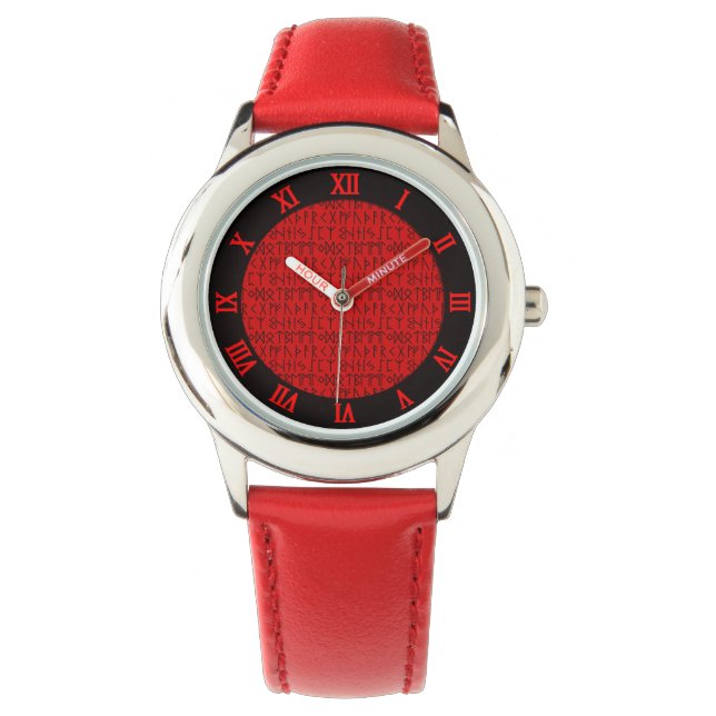 EF alphabet pattern III Watch (Front)