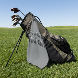 Eff Around and Find Out – Gunmetal. Golf Towel