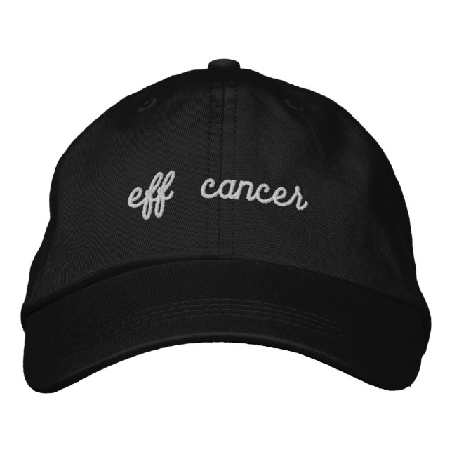 Eff Cancer Embroidered Hat (Front)
