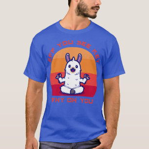 Eff You See Kay Why Oh You llama Retro Vintage T-Shirt