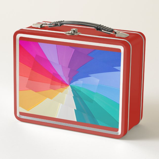 Effect droste on Metal Lunchbox (Front)