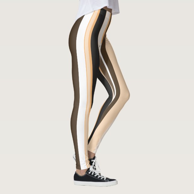 Effective Contemporary Vertical Stripes Leggings (Right)