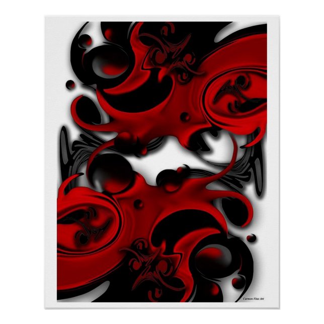 "Effective Form Constructed",  Glossy Poster (Front)