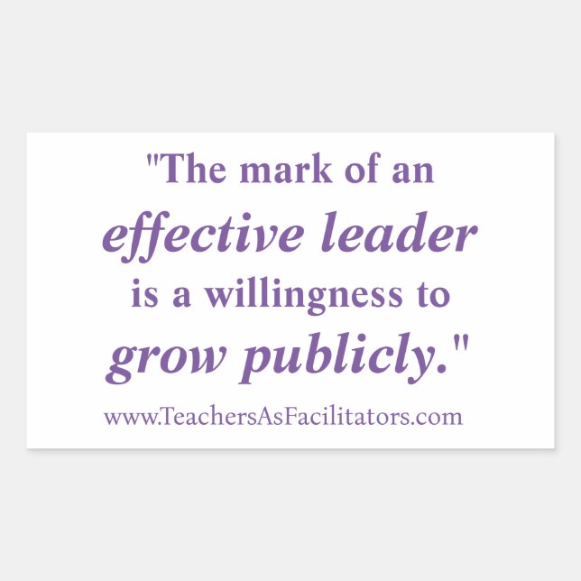 Effective Leader Sticker (Front)