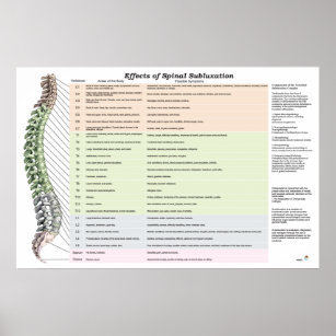 Effects of Spinal Subluxation Poster Chiropractic