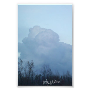Effervescence Shades of Blue Photo Print