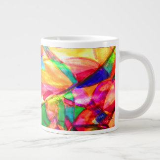 Effervescent Abstract Large Coffee Mug