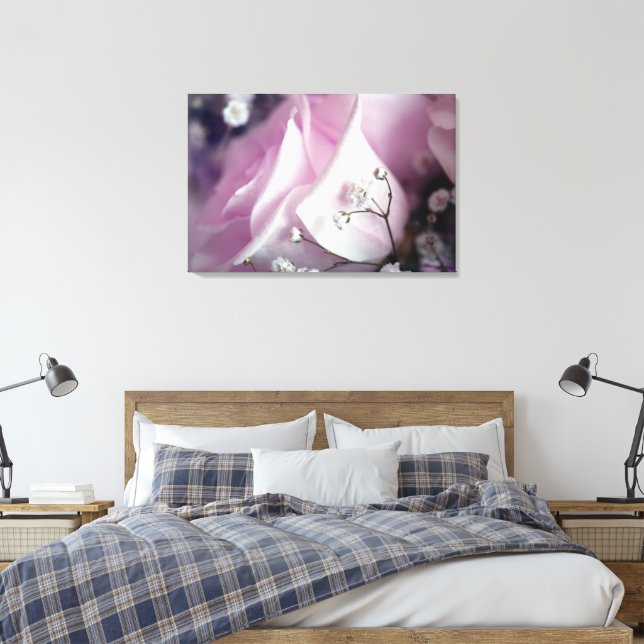 Effervescent Stretched Canvas Print (Insitu(Bedroom))