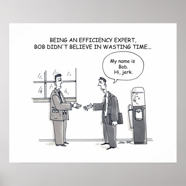 Efficiency Expert matte poster (Front)