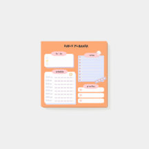 Efficient Daily Planner Post-It Notes