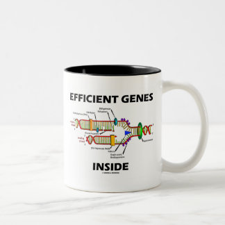 Efficient Genes Inside (DNA Replication) Two-Tone Coffee Mug