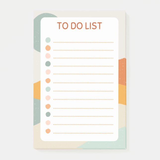 Efficient To-Do List Post-It Notes (Front)