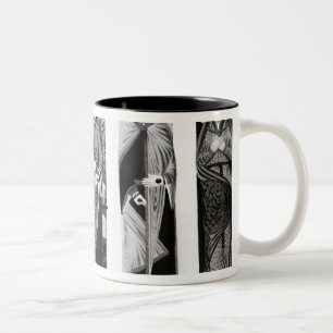 Effigies of Henry II  Eleanor of Aquitaine Two-Tone Coffee Mug