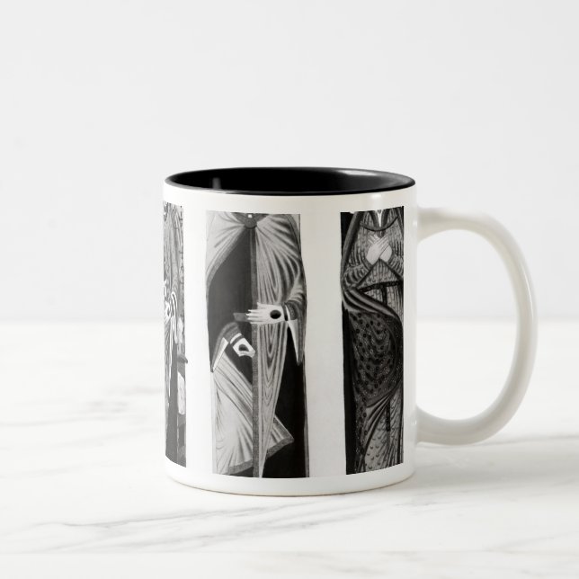 Effigies of Henry II  Eleanor of Aquitaine Two-Tone Coffee Mug (Right)