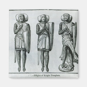 Effigies of Knight Templars Magnet
