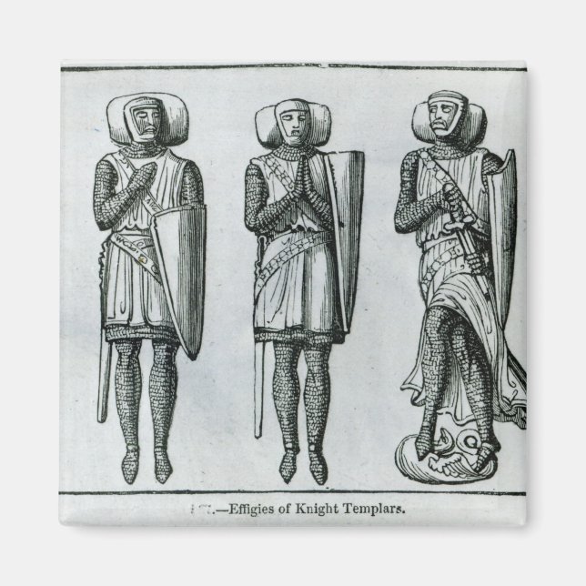 Effigies of Knight Templars Magnet (Front)